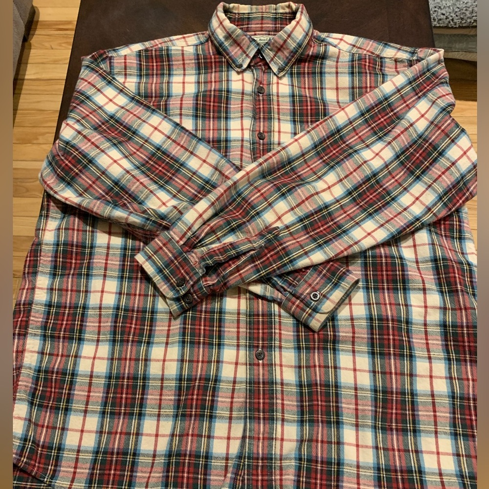 LL Bean Flannel Shirt Large